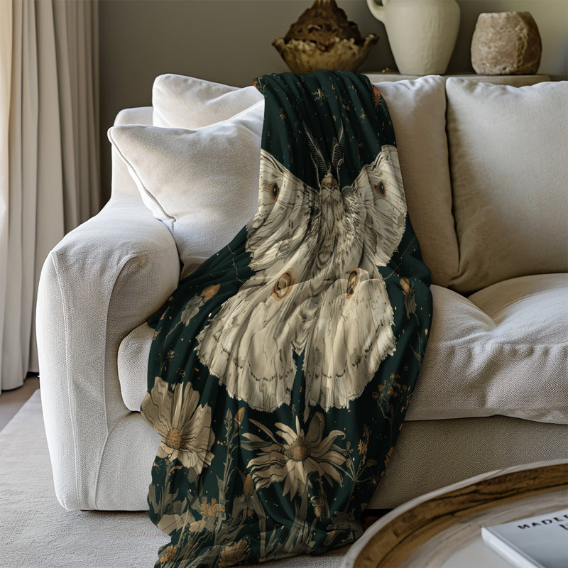 Couverture Moonlit Moth Soirée, Lit simple