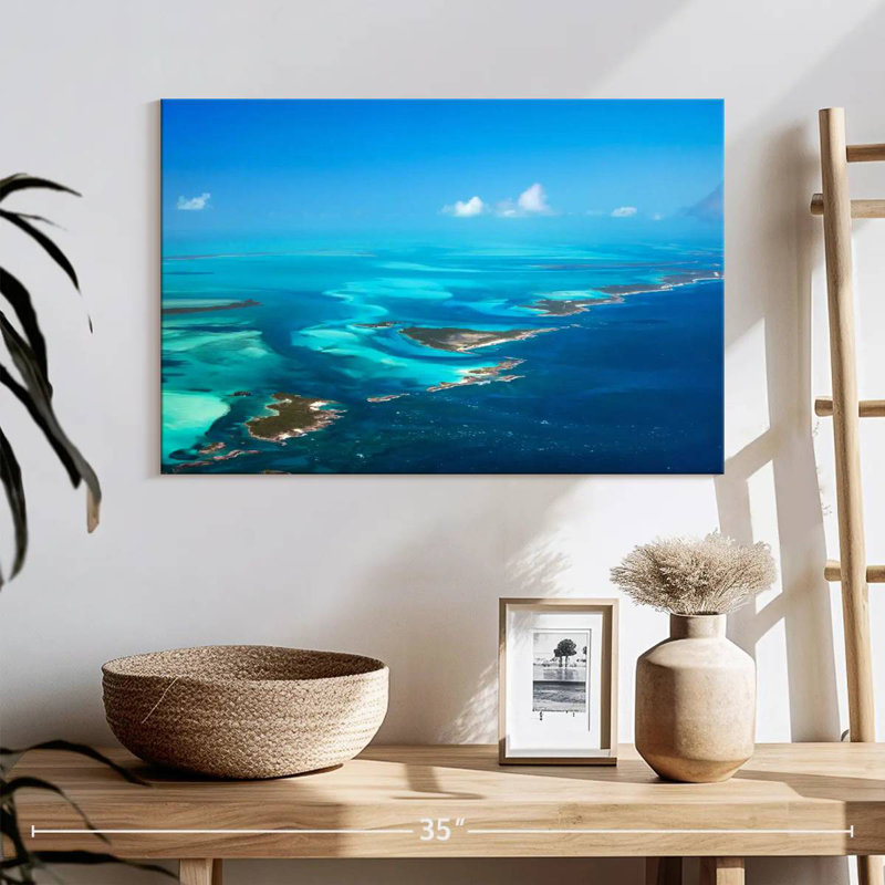 Gillard, île des Bahamas, H 16 po x l 24 po