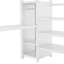 Lit mezzanine avec bureau en L et port USB, lit mezzanine avec garde-robe et tablette réglable pour les adolescents adultes-114221501-114221503