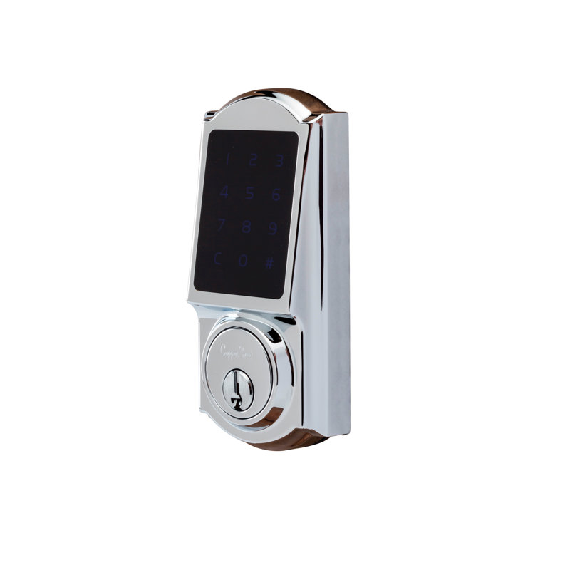 Verrou électronique à entrée sans clé à home "z wave" nexia certifié " Heritage, Acier inoxydable poli