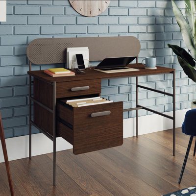 Metal Base Computer Desk
