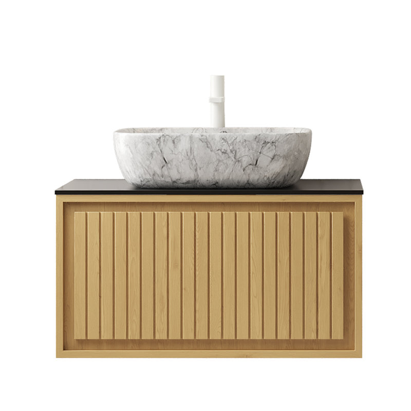 Linda 30" Wall-Mounted Bathroom Vanity with Ceramic Basin & Drawer