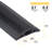 10-Foot Cord Cover - Floor Cable Management Kit - 3-Channel Cable Raceway for Sidewalks or Walkways-38397069