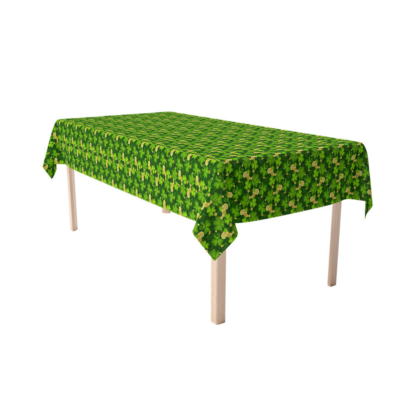 Goosman Saint Patrick's Paisley Tablecloth, 120" x 60"