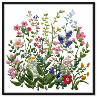 Wildflower Patch II Canvas Floral Prints by 