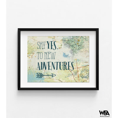 Map Sentiments II V2 By Katie Pertiet, Adventure Friend Gift Idea, Green Travel Poster, Map Travel Poster Print, Extra Large Arrow Pirnt