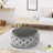 Button- Velvet With Tempered Glass, 30" X 14.48", Smoke Shade Contemporary In 29.85" W D 14.48" H,