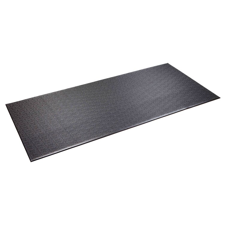 Choice 2' x 3' Red Rubber Straight Edge Grease-Resistant Anti-Fatigue Floor  Mat - 3/4 Thick