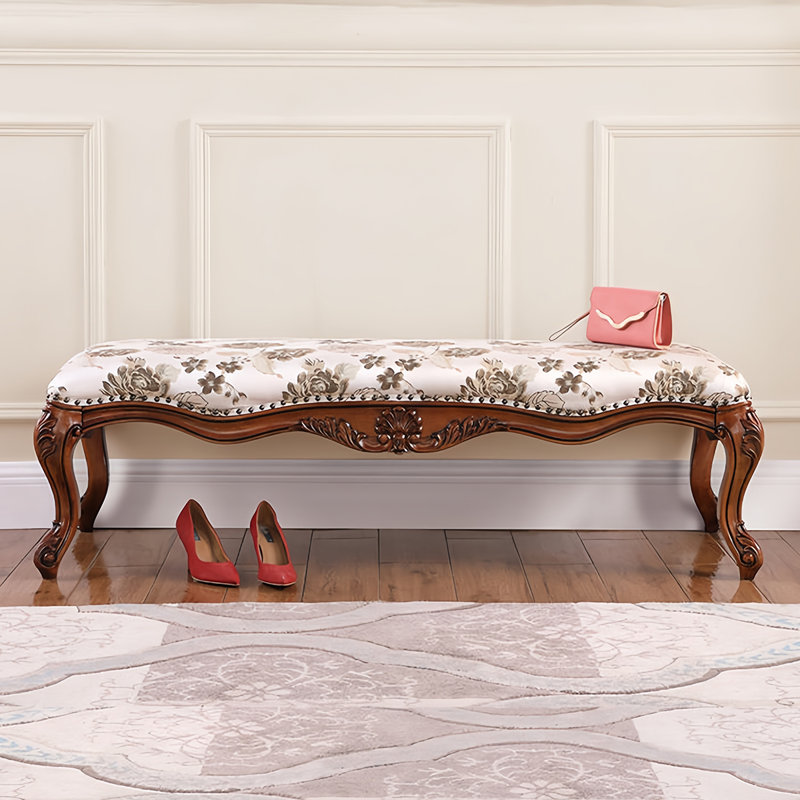 Banc en tissu d'ameublement American