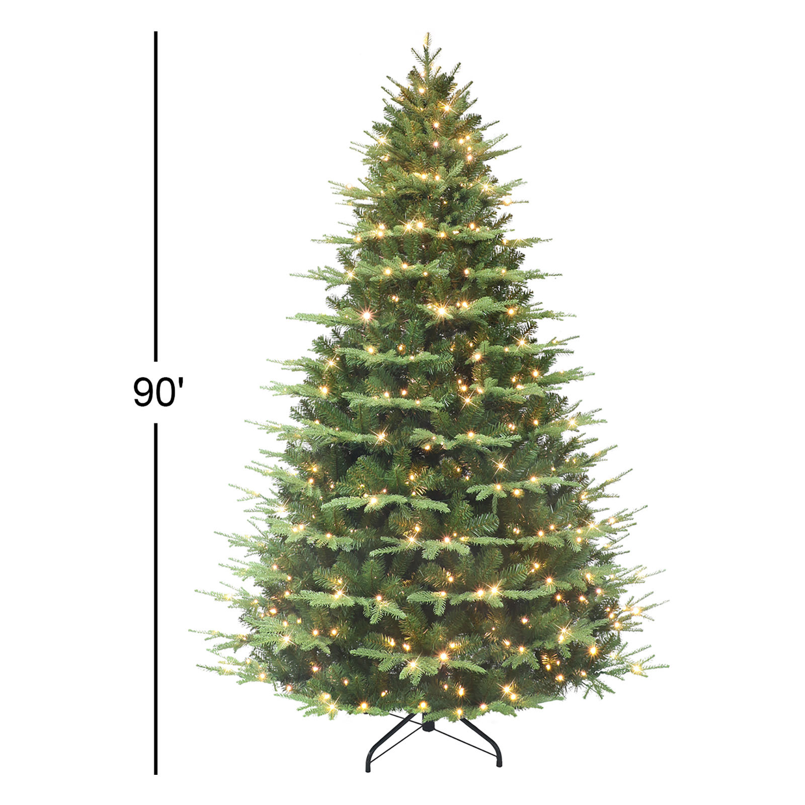 7.5' Pre-Lit Fir Tree
