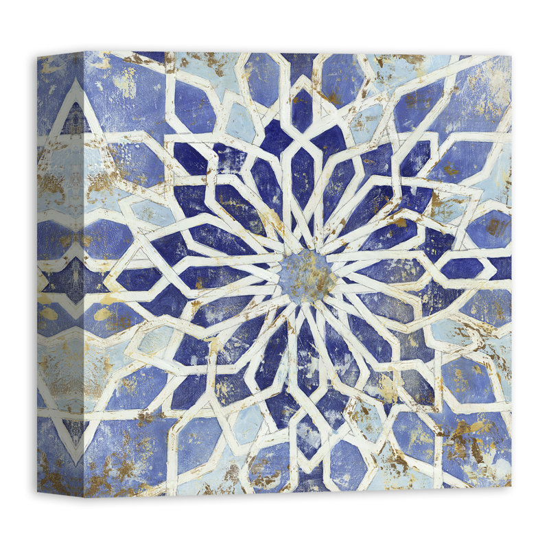 « marocain mosaïque », impression sur toile tendue, H 12 po x l 12 po