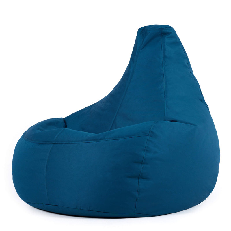 Dalton Water-Resistant High Back Recliner Bean Bag, Teal Green