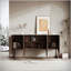 Buffet 3D à texture ondulée avec comptoir autocollant en marbre