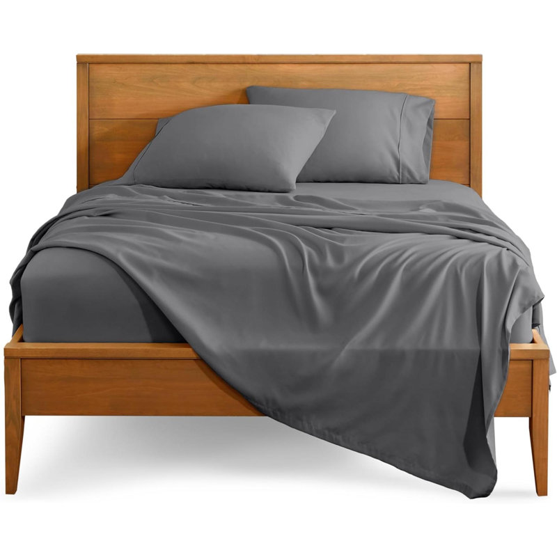 Queen Sheet Set - Luxury 1800 Ultra-Soft Microfiber Bed Sheets - Double Brushed - Deep Pockets - Easy Fit - 4 Piece Set - Bedding Sheets & Pillowcases