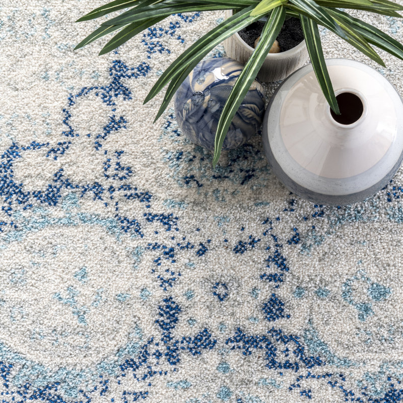 Arkins Oriental Indoor Rug, Round 8'