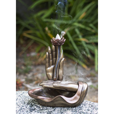 Figurine de brûleur d'encens Zen Yoga Bouddha