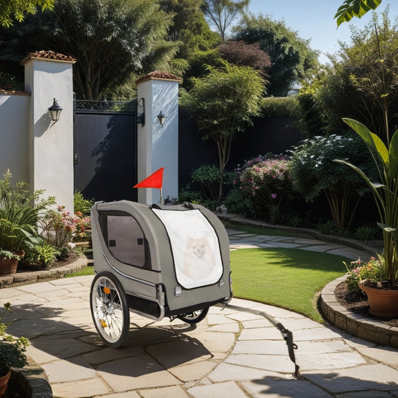 Foldable Pet Stroller Pet Trailer