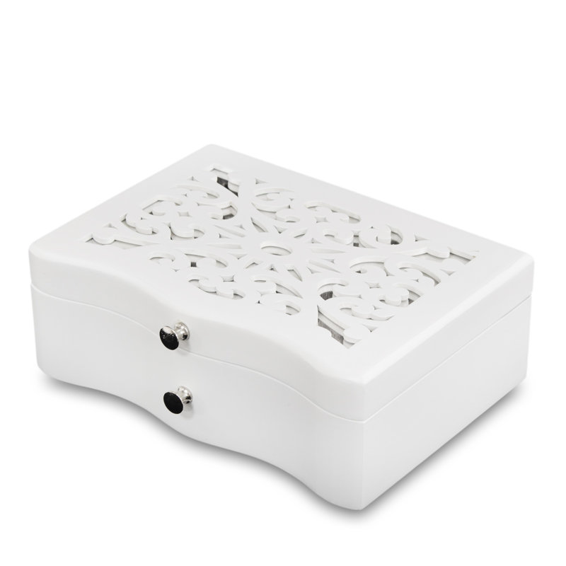 Wood Jewelery Box + Drawers