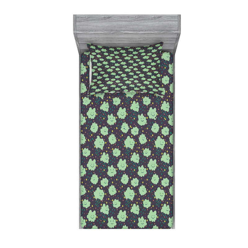 Microfiber Sheet Set, Twin XL Sheet Set + Fitted Sheet + 1 Pillowcase