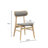 Starlight Elegant Upholstered Solid Wood Dining Chair (Set of 2)-1102132880
