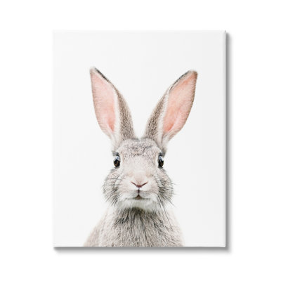 «Rabbit Face», art mural sur toile par Sissi et Seb