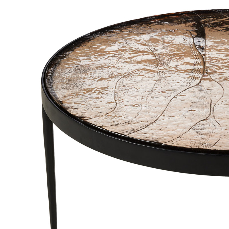 Yoko Coffee Table, 16.25" H x 32" L x 32" W, Moss