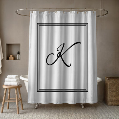 Kriebel Striped Single Shower Curtain