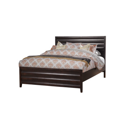 Xylan Legacy Queen Panel Bed, Black Cherry -  Red Barrel StudioÂ®, FEC540AF93284F508C4924187D8B40A3