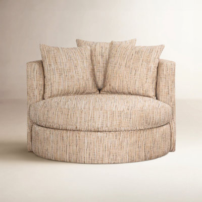 Swivel Barrel Chair