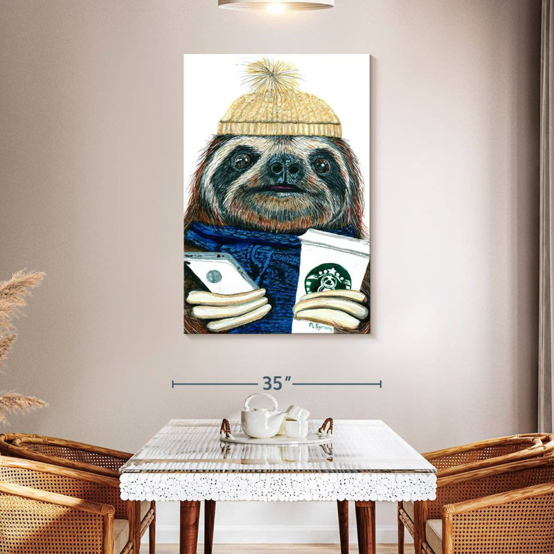 Brampt Urban Sloth, 48" H x 32" W