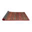 Tapis contemporain brun / rouge-51842351
