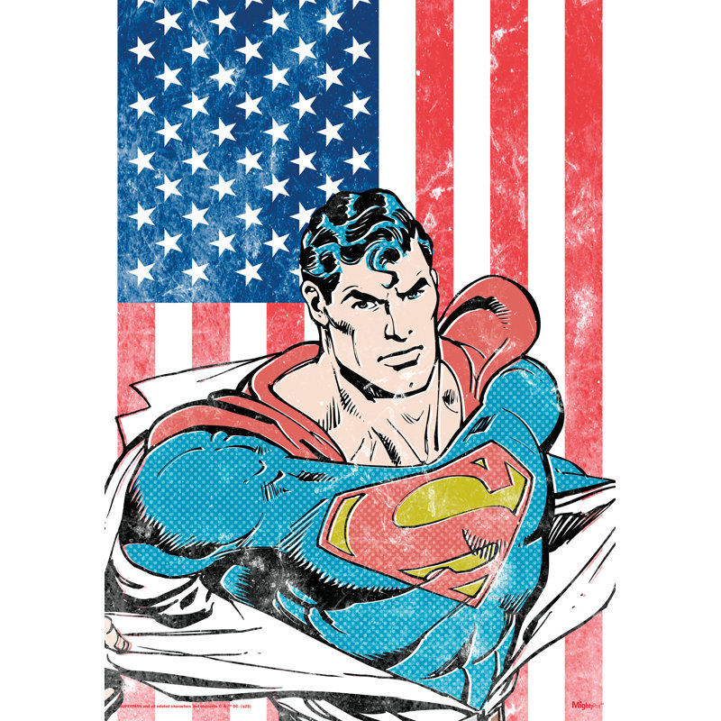 Superman (Superman USA), impression murale Mightyprint
