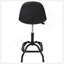 Tabouret de bar pivotant à 360 ° à hauteur réglable avec dossier haut, tabouret de comptoir moderne pour bar, magasin, cuisine