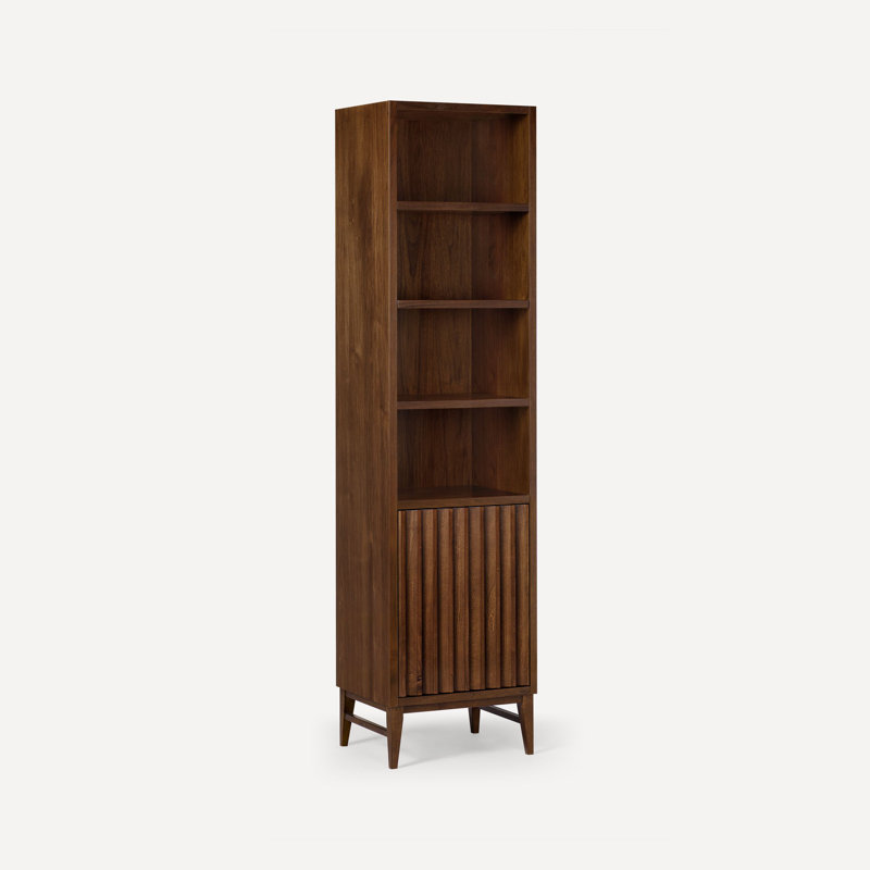 Sinca Freestanding Linen Cabinet, Walnut