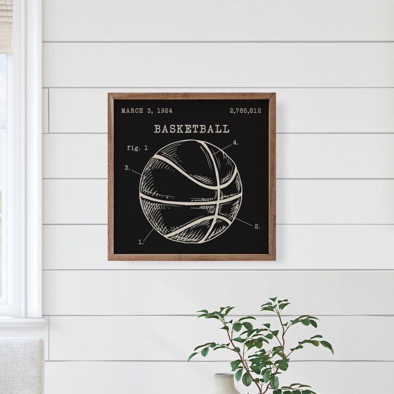 Basketball Patent, H 4 po x l 4 po