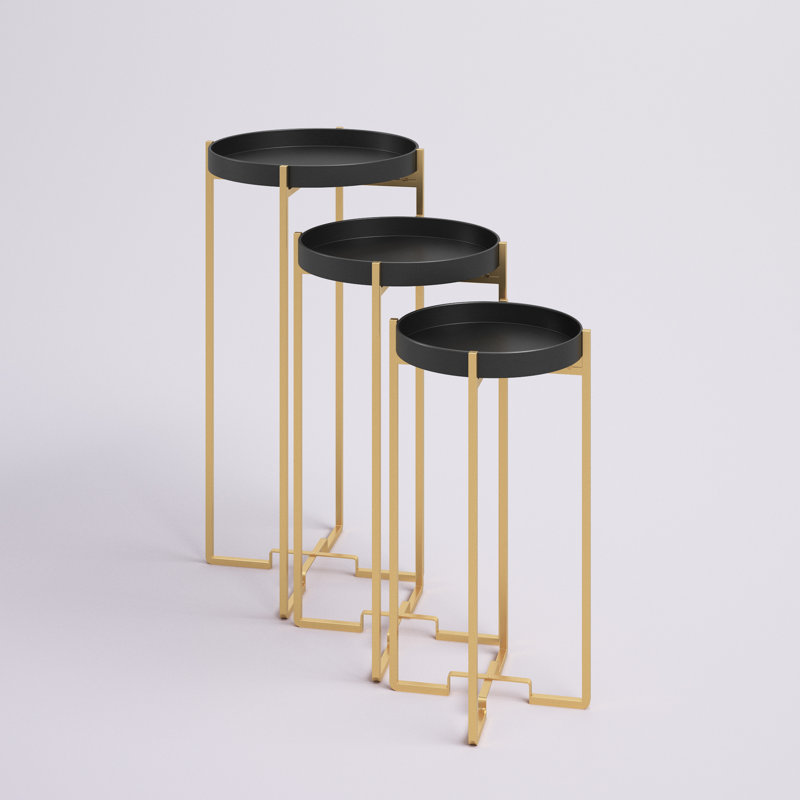 Ensemble de tables d'appoint modernes Heming