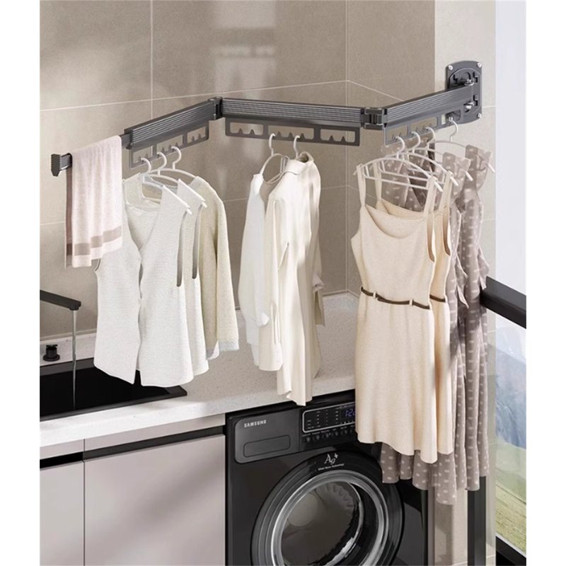 Invisible Folding Clothes Rack