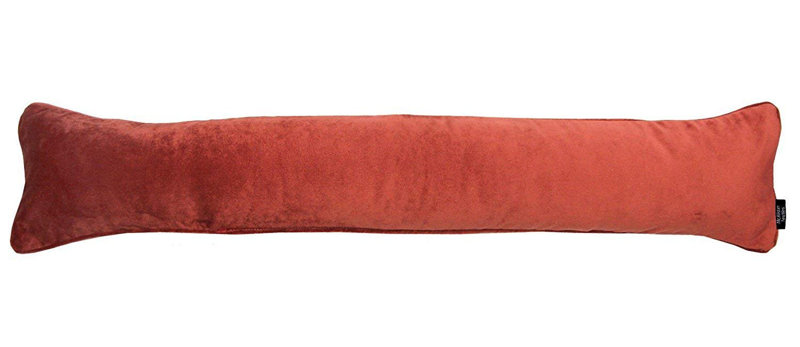 Farreli Fabric Draught Excluder, Rust Orange