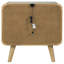 Table de chevet 2 tiroirs Light Ash