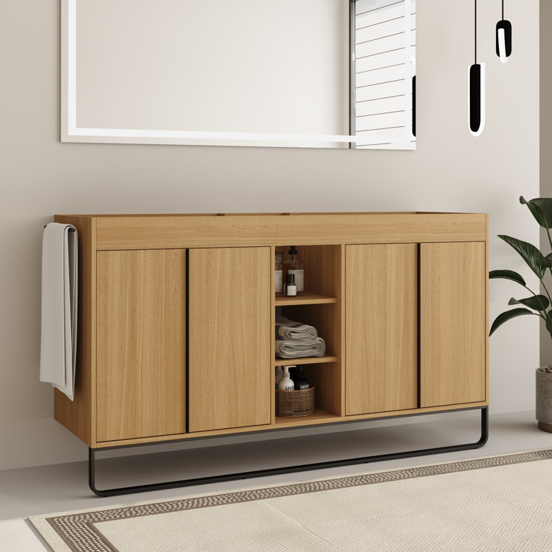 Base de meuble-lavabo double 60 po Barton
