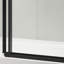 Porte de douche coulissante sans cadre l 60 po x H 76 po en verre transparent mat