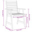 Solid Wood Patio Dining Set Table,