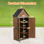 Armoire de rangement extérieure L 32,3 po x l 21 po x H 67 po