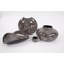 Flared Black Marbled Iron Plate