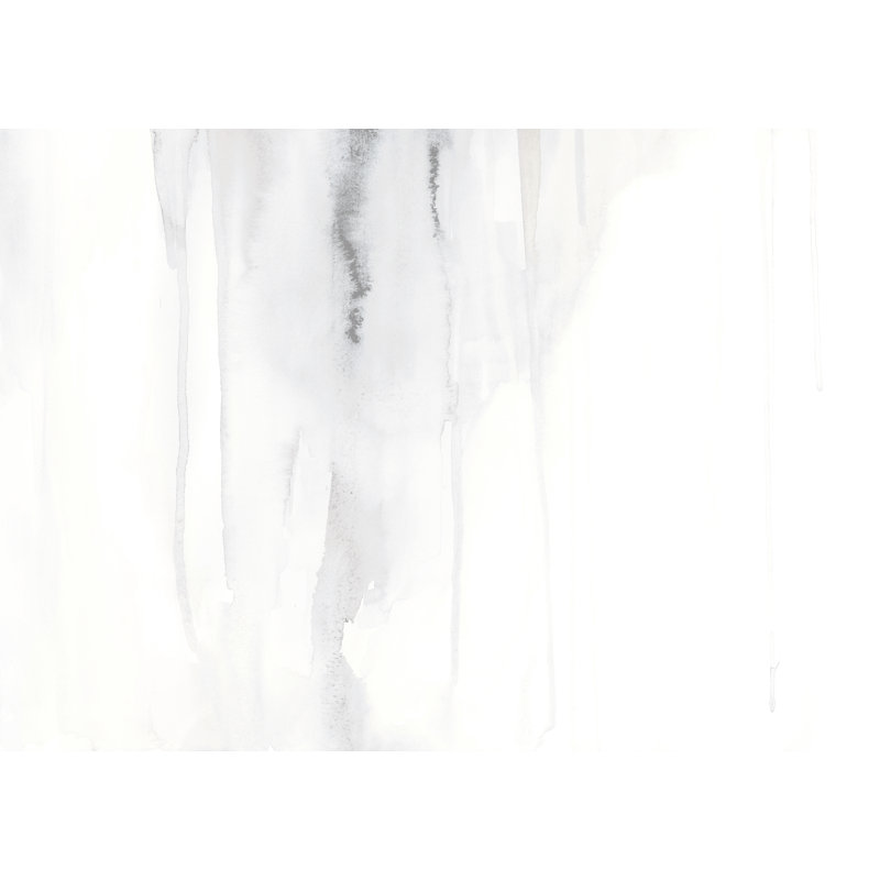 Light Grey Watercolor - Wrapped Canvas Art Prints, 30cm H x 46cm W