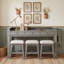 Solid Wood Top Dining Set-120004736