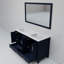 Meuble-lavabo double L 60 po x P 22 po et miroir 58 po.-1603175703-1548938919