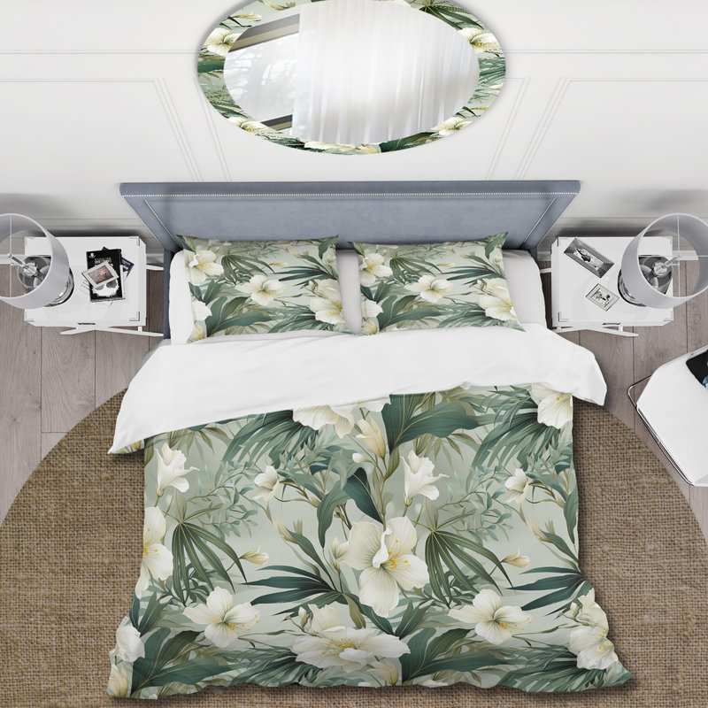 Literie Bamboo Whispers, Housse de couette pour très grand lit et 2 très