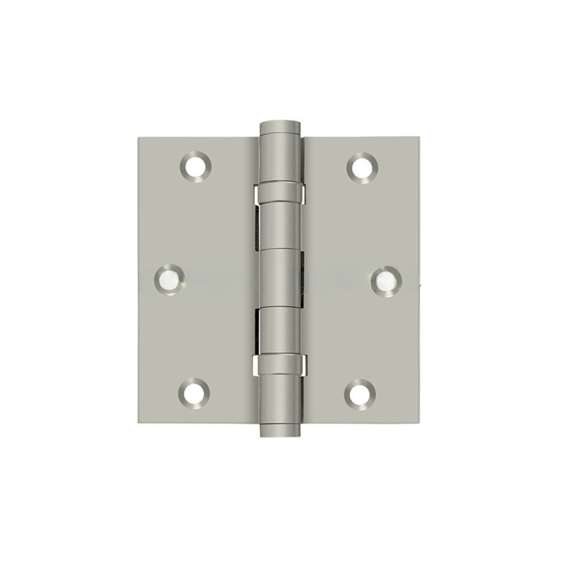 102'' x 102'' Butt Bearing Hinge, Brushed Nickel