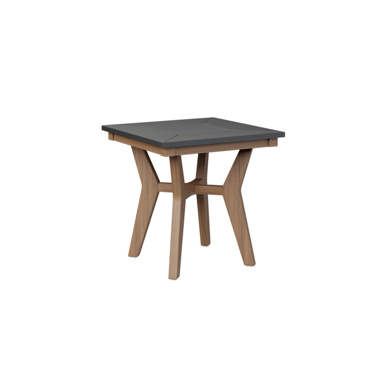 Table de bout berlinoise Berlin, Acajou antique, Noir